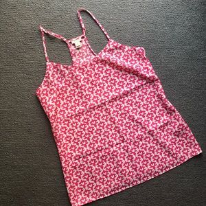 Jcrew 4 women’s pink geometric camisole